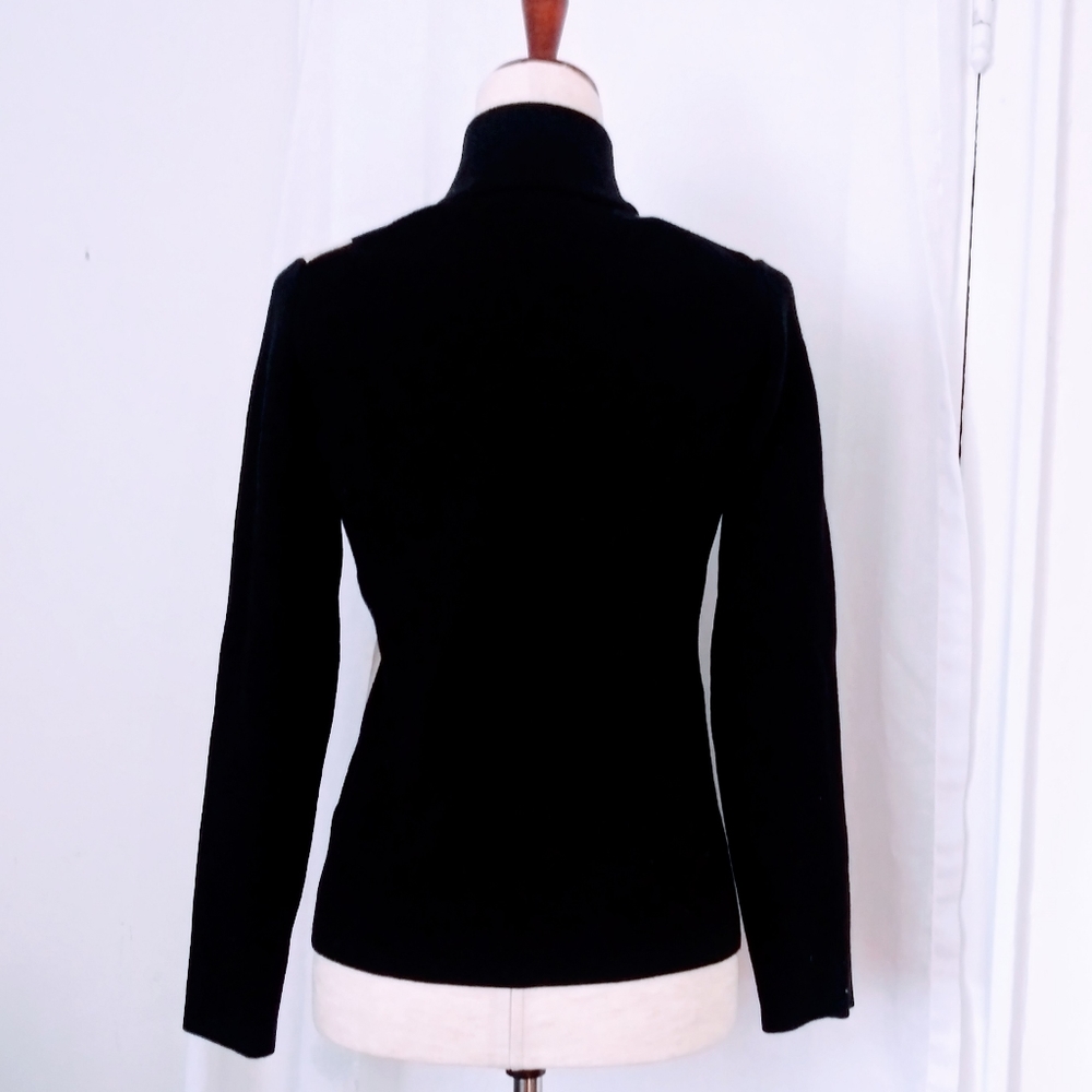 SOLD! Vintage Banana Republic zip up wool sweater - Picture 2 of 8